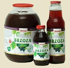 Oskoła - sok z brzozy z aronią