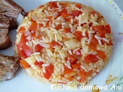 Risotto z papryką