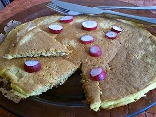 Omlet z błonnikiem i siemieniem lnianym