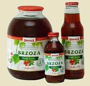 Oskoła Sok z brzozy z dziką różą