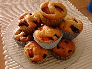 Sezon na śliwki - muffinki ze śliwkowym wnętrzem
