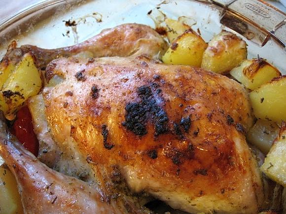 Pieczony aromatyczny kurczak