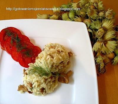 Risotto z kurkami