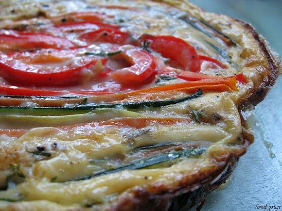 Frittata oko saurona - włoski omlet z warzywami