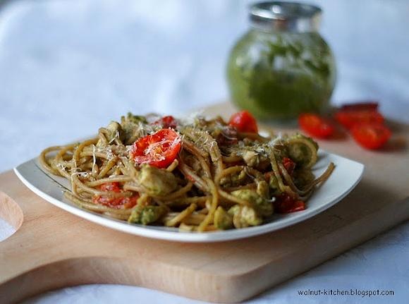 Szybka pasta z pesto