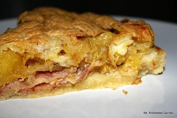Tarta z dynią i boczkiem