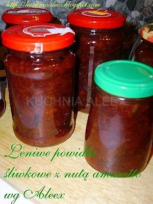 Leniwe powidła śliwkowe z nutą amaretto wg Aleex