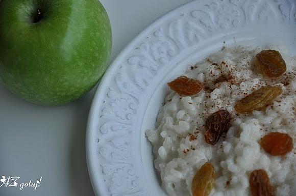 Risotto dla słodkości z jabłkami Granny Smith