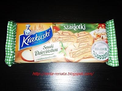 Krakuskie kruche herbatniki o smaku szarlotki
