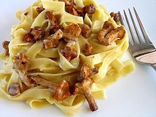 Proste tagliatelle z kurkami