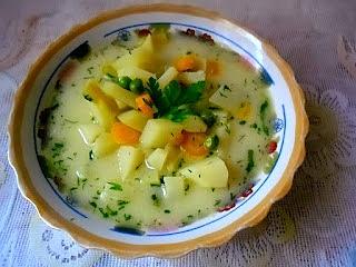 Zupa z zielonego groszku