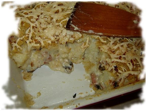 Kalafior zapiekany w beszamelu z serem