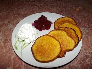 Placuszki z puree dyniowym