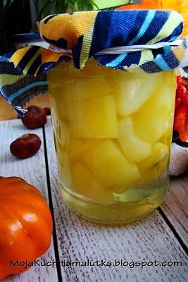 Cukinia jak ananas - słodka zaprawa na zimę