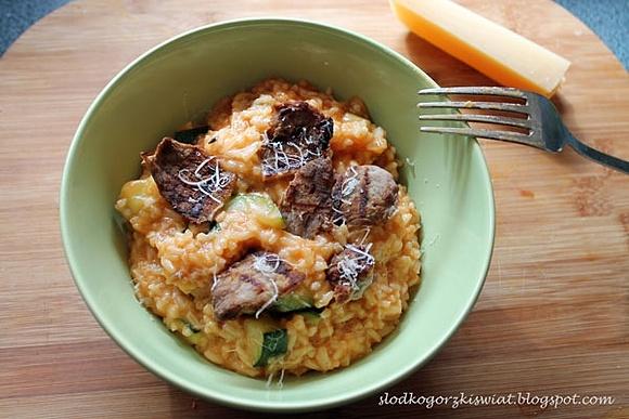 Risotto z cukinią