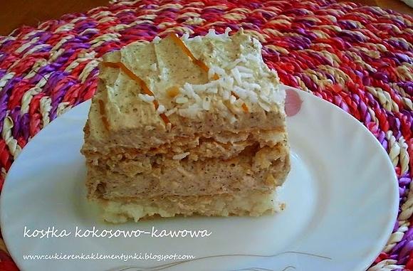 Kostka kokosowo-kawowa