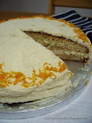 Tort grejpfrutowo-różany