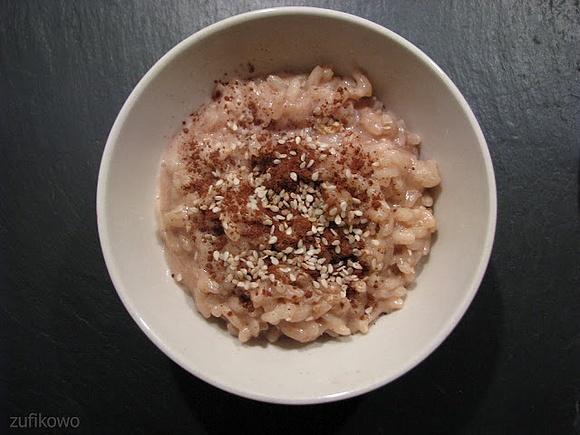 Kakaowe risotto wieczorem