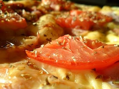 Odchudzona pizza