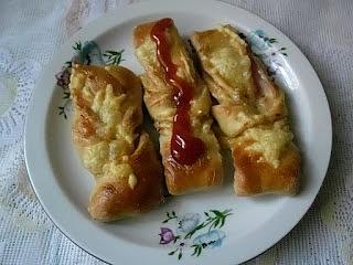 Mini pizze w kształcie faworków