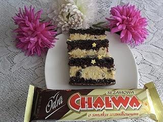 Ciasto z masą chałwową