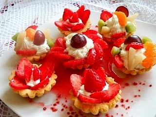 Panna cotta z babeczkami