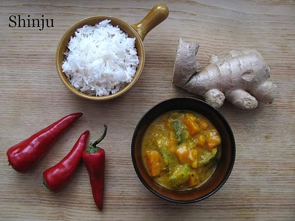 Curry z dyni i cukinii