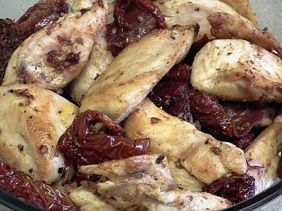 Kurczak z suszonymi pomidorami