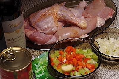 Pollo alla cacciatora czyli kurczak myśliwej