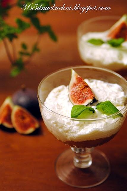 Konfitura z mango z waniliowo-kokosową śmietanką