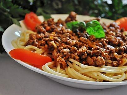 Spaghetti w sosie Zigni