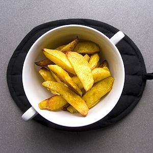 Pieczone złote ziemniaki z curry