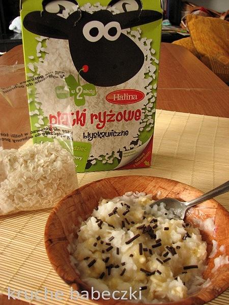 Płatki ryżowe Halina z bananem