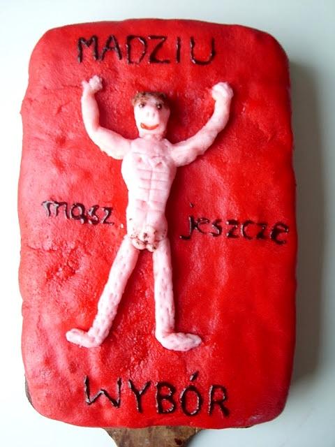 Nagi mężczyzna na wieczór panieński