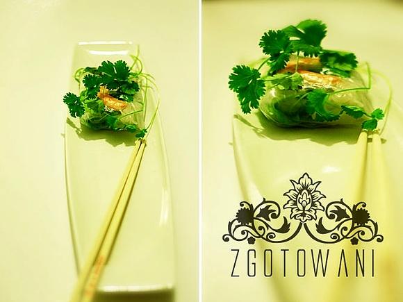 Spring rolls z krewetkami