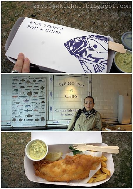 Gdzie jeść fish and chips w padstow stein's fish & chips