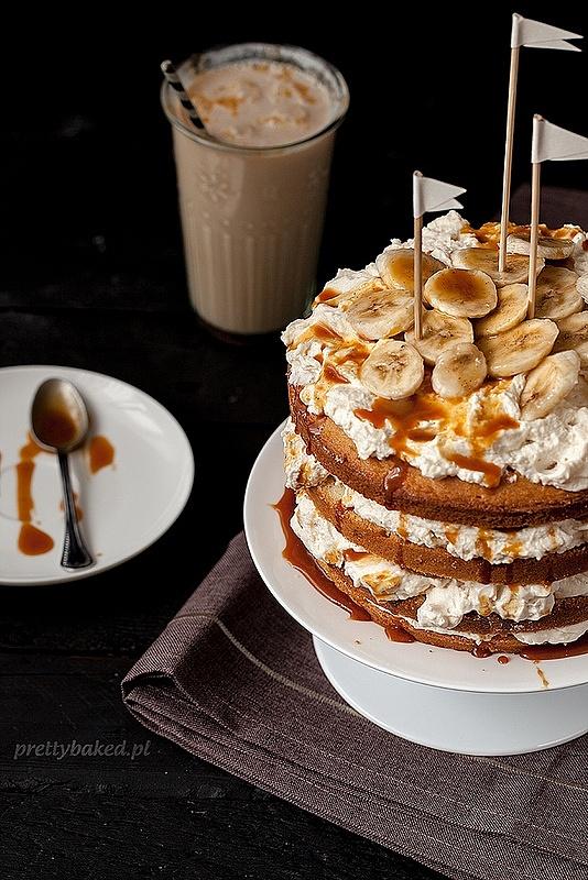 Bananowy torcik z obłędnym karmelem