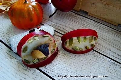 Ząbki potwora na Halloween - szybkie i smaczne zakąski
