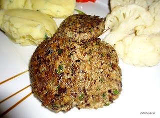 Grzybki leśne w formie kotleta