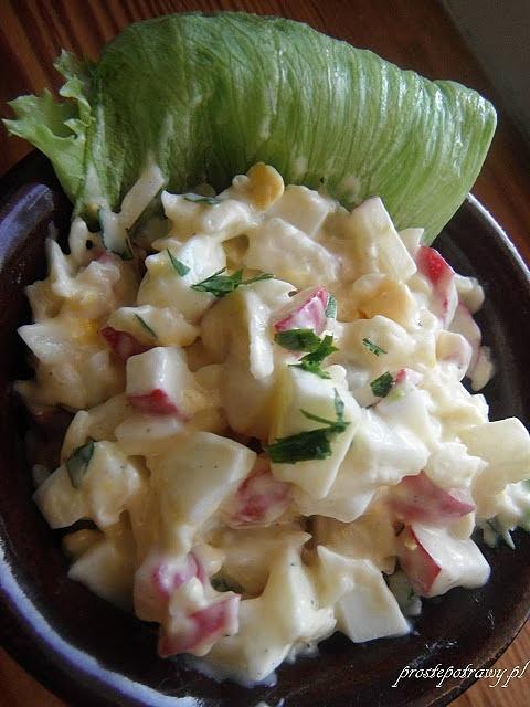 Pasta jajeczno-serowa z rzodkiewką i majonezem