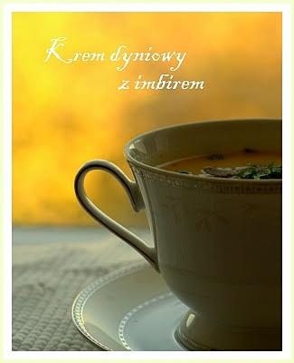 Krem dyniowy z imbirem