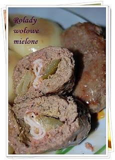 Rolady wołowe mielone