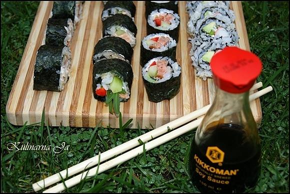 Sushi inspirowane algami