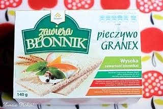Pieczywo firmy Granex z błonnikiem z linii Zawiera błonnik