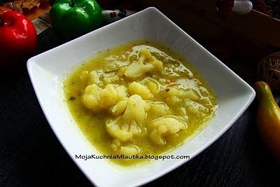 Zupa szpinakowo-kalafiorowa kremowa i lekka