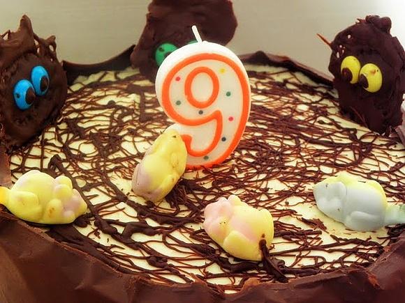 Tort urodzinowy z kremem kiślowym na mascarpone