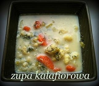 Kalafiorowa zupa warzywna