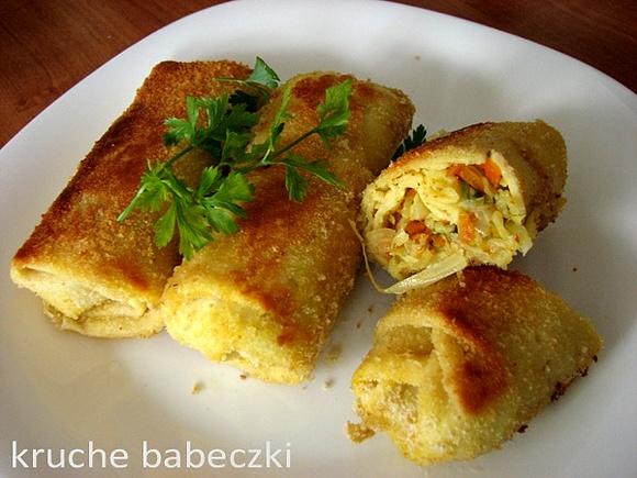 Krokiety z kapustą i marchewką