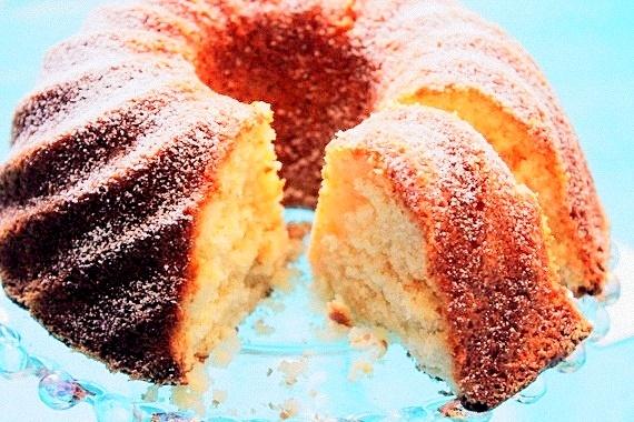 Pyszna babka cytrynowa z lemon curd