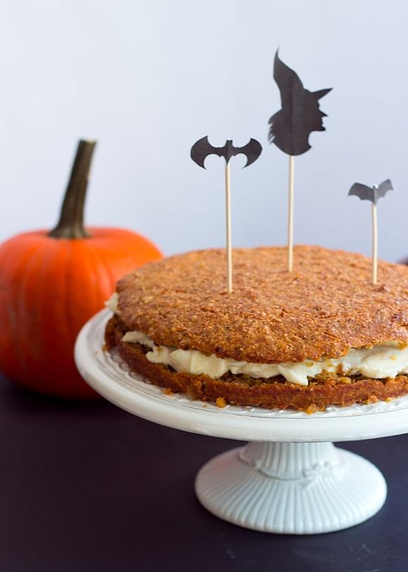 Ciasto marchewkowe na Halloween